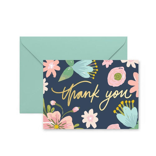 Greeting Card Thank You Floral
