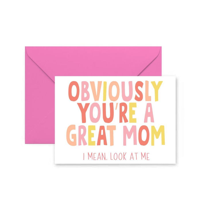 Greeting Card Great Mom