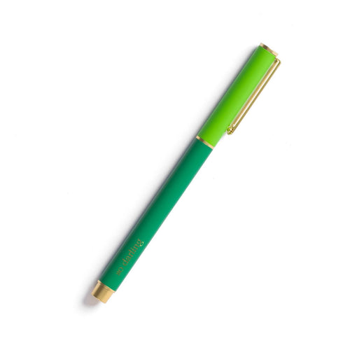 Snap Cap Pen Colorblock Green