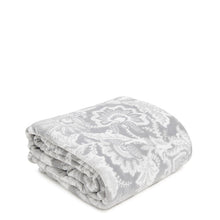 Vera Bradley Plush Throw Blanket | Java Gray & White