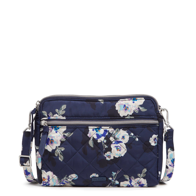 Vera Bradley | Triple Compartment Crossbody Blooms and Branches Navy