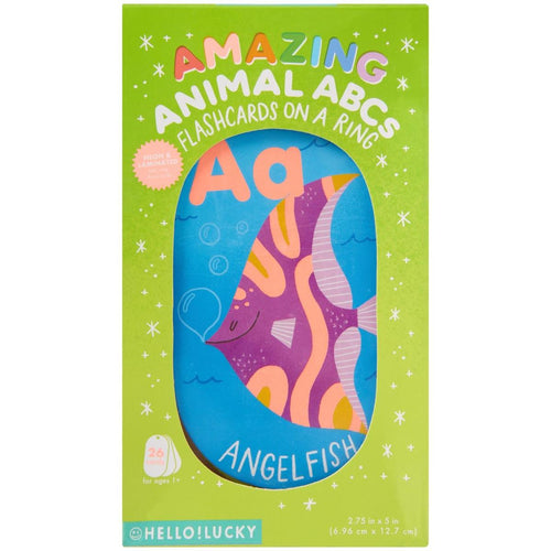 Hello!Lucky Amazing Animal ABC Flash Cards