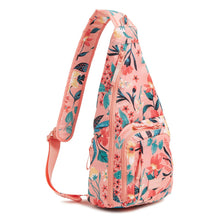 Vera Bradley Sling Backpack | Paradise Bright Coral