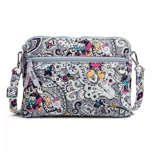 Vera Bradley Triple Compartment Crossbody | Mickey Mouse Piccadilly Paisley