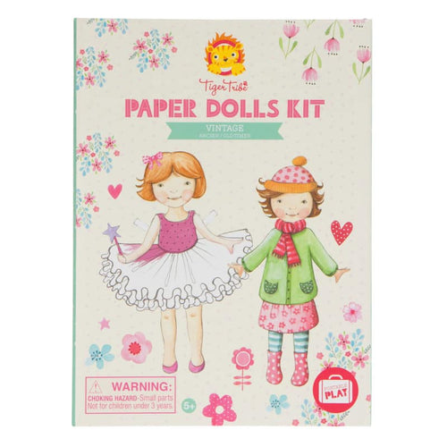Vintage Paper Dolls Kit