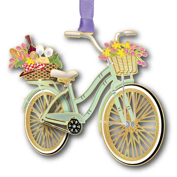 Bike & Baskets Ornament