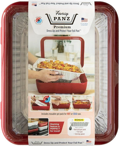 Fancy Panz, Premium with Hot Cold Pack, Red