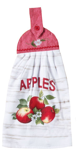 Apple Picking Tie Towel