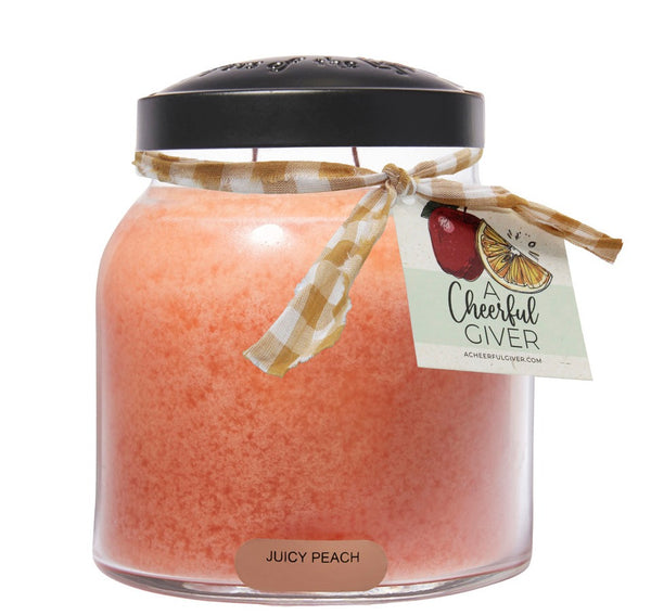 Cheerful Giver, Juicy Peach Scented Candle