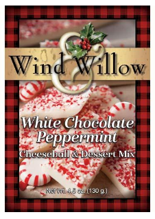 White Chocolate Peppermint Cheeseball Mix
