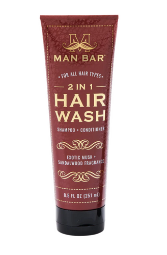 Man Bar | 2-in-1 Hair Wash Exotic Musk & Sandalwood