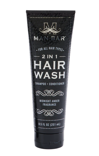 Man Bar | 2-in-1 Hair Wash Midnight Amber