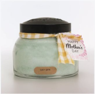 'Happy Mother's Day' Day Spay Scented Candle - 22 oz, Double Wick, Mama Jar