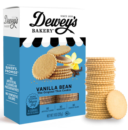 Dewey's Vanilla Bean Cookie Thins 9 OZ