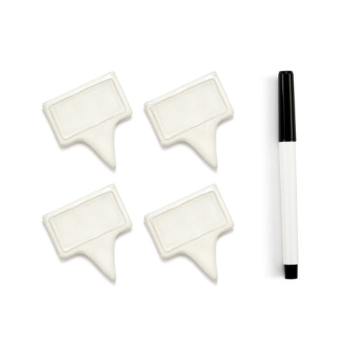 WRITE ON Cheese Labels with Marker - Set of 4