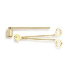 Candle Snuffer and Trimmer Set - Gold