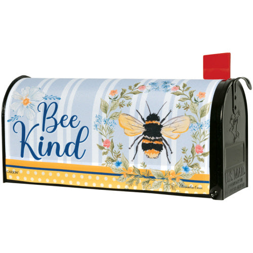 Bee Kind Wreath Mailbox Cover