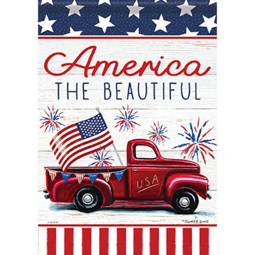 Garden Flag - America Truck Dura Soft