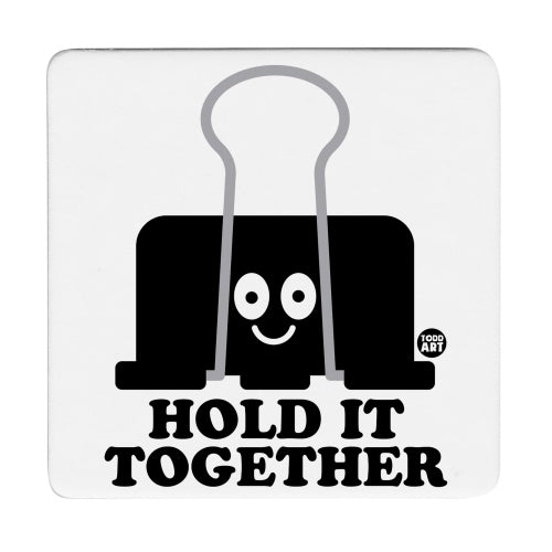 Hold It Together - Paper Cork Back Coaster