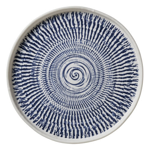 Tribal Blue 10.75 in Dinner Plate