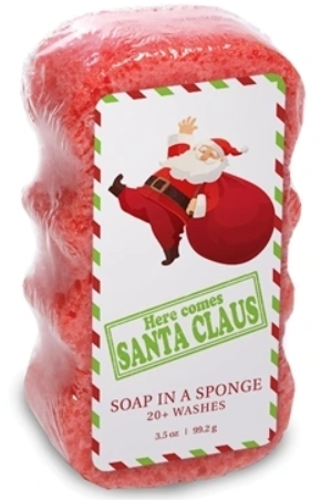 Caren Here Comes Santa Clause Sponge