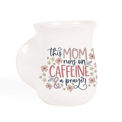 This Mom Runs On Caffeine And Prayer | Cozy Cup