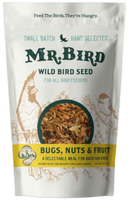 Mr. Bird Bugs, Nuts, & Fruit Loose Seed Bag 4 lbs.