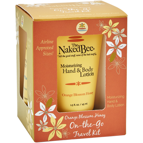 The Naked Bee, Orange Blossom Honey On-The-Go Travel Kit