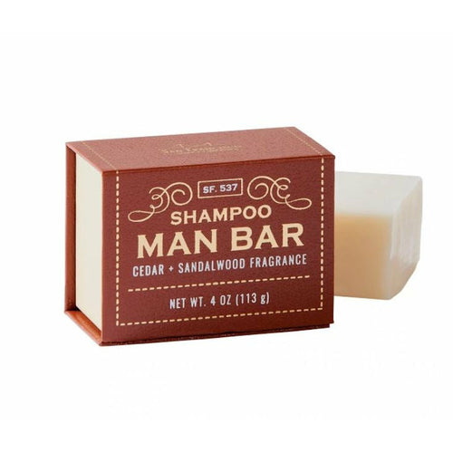 Shampoo MAN BAR - Cedar + Sandalwood Fragrance