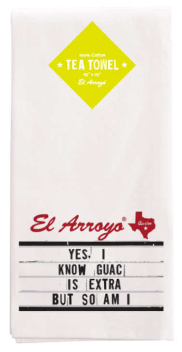 El Arroyo | Tea Towel - Guac Is Extra