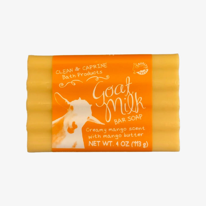 Goat Milk Bar Soap | Creamy mango scent with mango butter