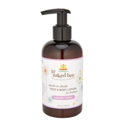 Lil’ Naked Bee | Lavender Lullaby Cheeks to Cheeks Face & Body Lotion - 8 oz.