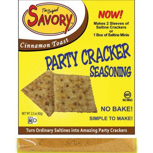 The Original Savory, Party Cracker Seasoning, Cinnamon Toast